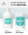 KJMN Sampon Keratinnal és Tejproteinnel