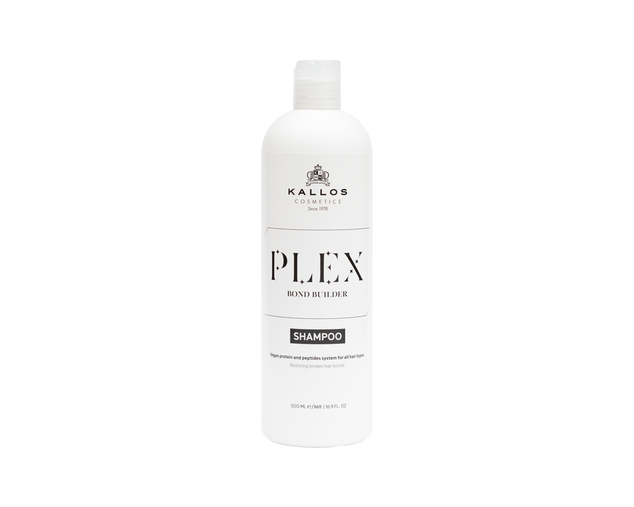 Kallos Plex Bond Builder shampoo with vegan protein and peptide complex