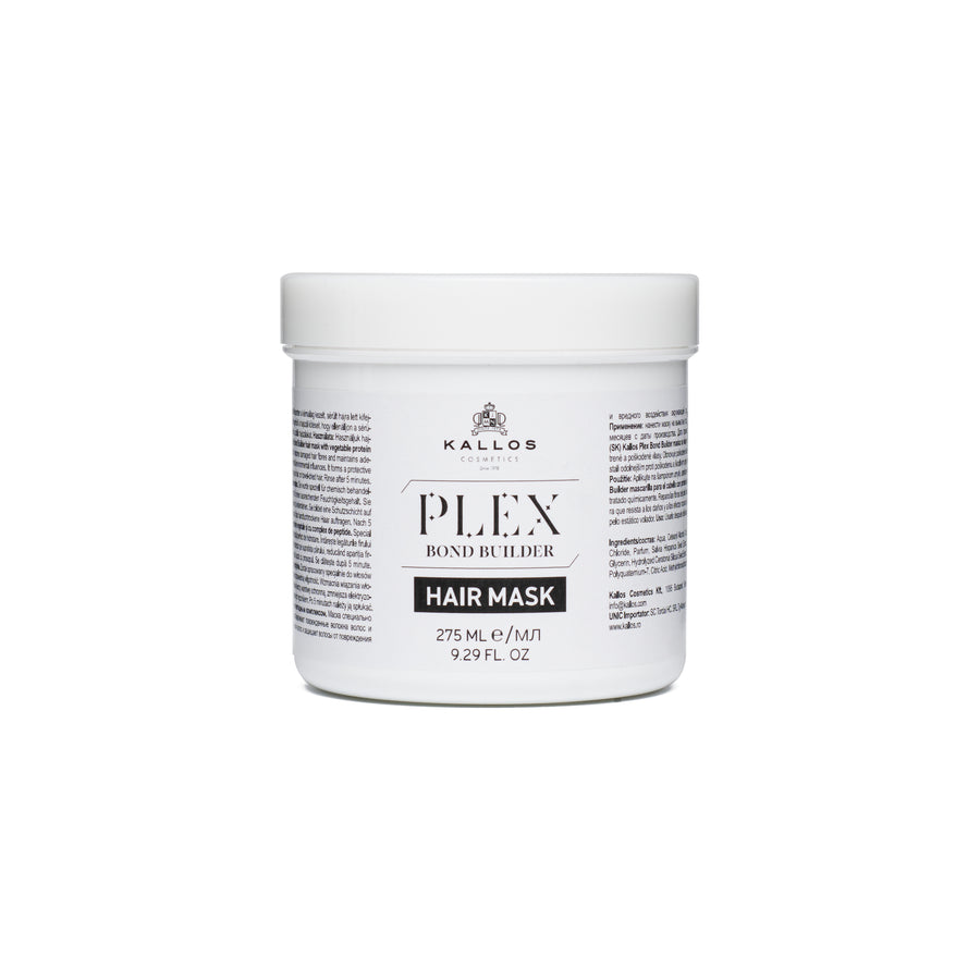 Kallos Plex Bond Builder hair mask with vegan protein and peptide complex