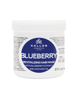 KJMN Blueberry Revitalising mask for dry, damaged, chemically treated hair, with Blueberry extract and Avocado oil