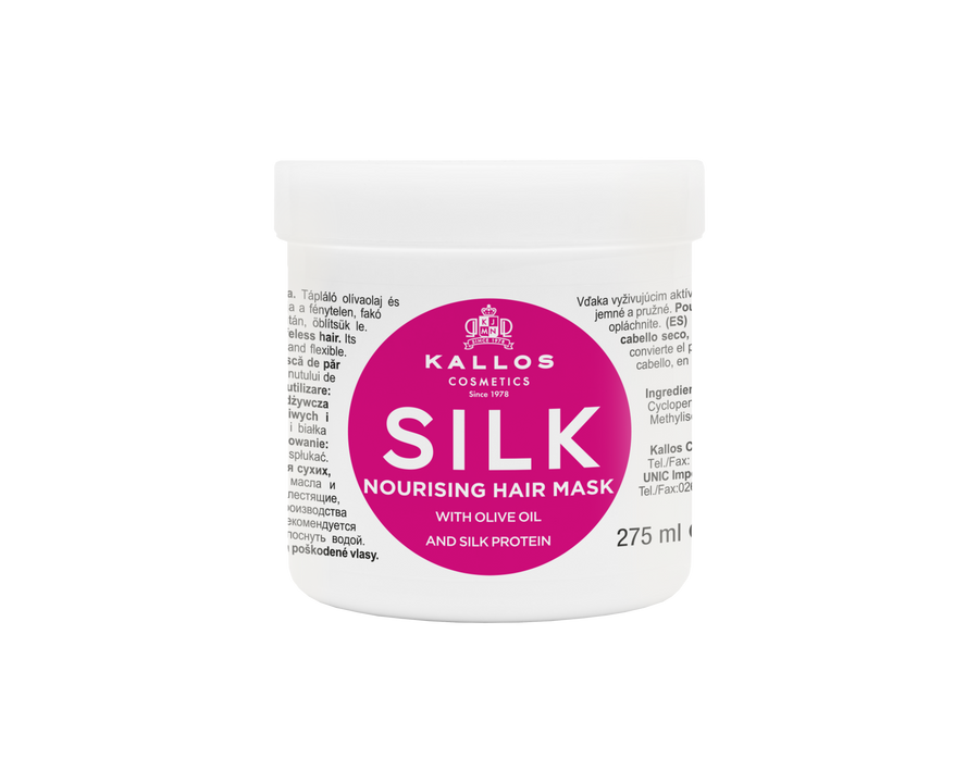 KJMN Silk Hair Mask with Olive oil and Silk protein for dry, sensitised and lifeless hair