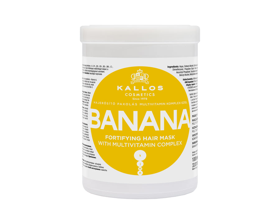 Kallos Banana Fortifying hair mask with Multi-vitamin komplex