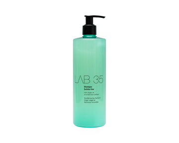 LAB35 Sulfate-free shampoo for normal and sensitive hair with Argan oil and Bamboo extract.