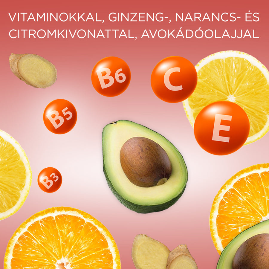 KJMN Multivitamin Sampon Ginzeng kivonattal és Avokádóolajjal