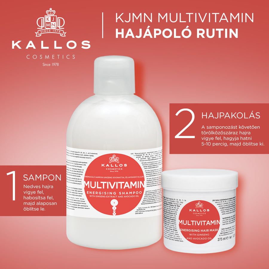 KJMN Multivitamin Hair Mask with Ginseng Extract and Avocado Oil