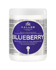 KJMN Blueberry Revitalising mask for dry, damaged, chemically treated hair, with Blueberry extract and Avocado oil