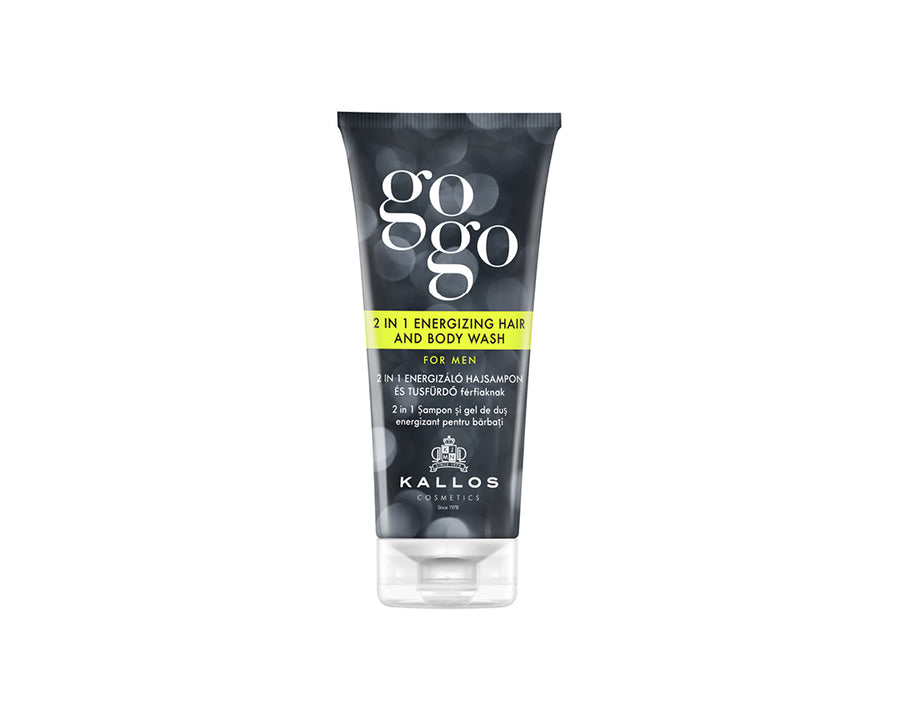 GOGO 2in1 Energizing Hair and Body Wash for men