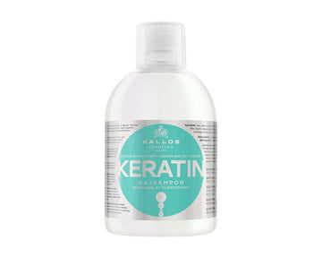Kallos Keratin Shampoo with Keratin and Milk protein for dry, damaged and chemically treated hair