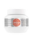 KJMN Omega Rich repair mask for lifeless and damaged hair with Omega-6 complex and Macadamia oil