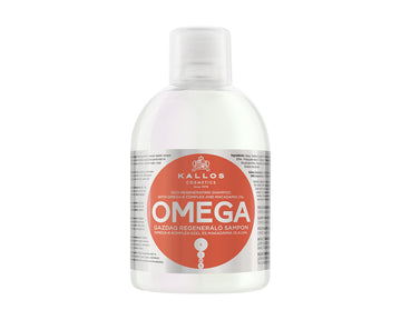 KJMN Omega Rich Repair Shampoo for lifeless and damaged hair with Omega-6 complex and Macadamia oil