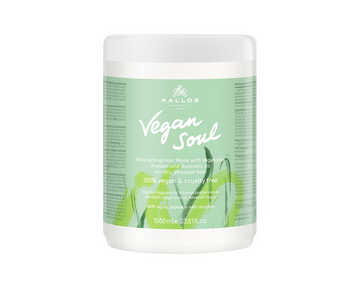 Vegan Soul Tápláló Hajpakolás Növényi proteinnel és Avokádó olajjal száraz, kimerült hajra